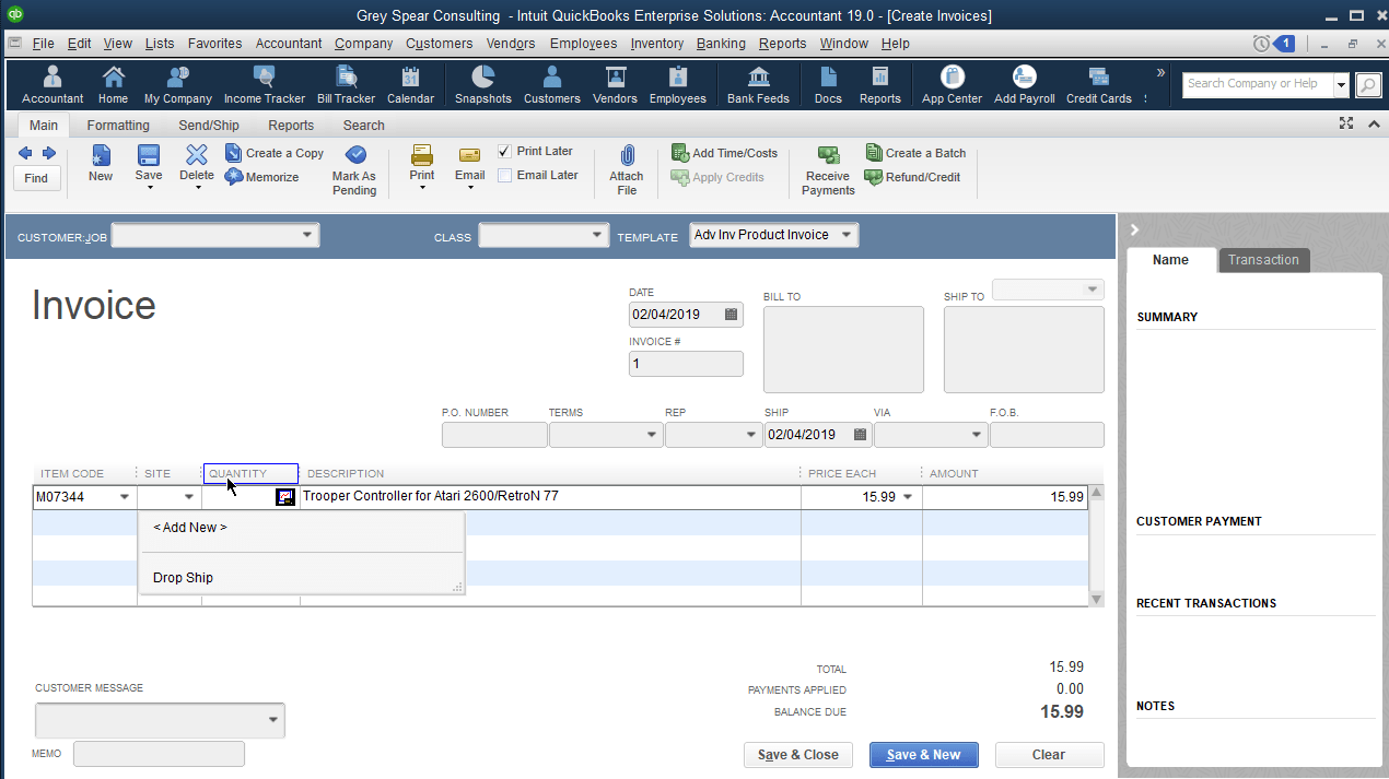 add check number in quickbooks desktop