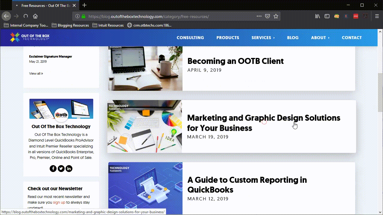 Tech Tuesdays is a complimentary webinar series featuring services and products we provide, here at Out of the Box Technology. We have a collection of webinars also featuring partners who provide third-party applications/add-ons for QuickBooks products – whether for QuickBooks Desktop or QuickBooks Online.   We are so excited to have been made a part of this, enabling us to provide a more diverse content offering.  I got the opportunity  to view past Tech Tuesdays, which make me especially excited to attend the Quarterly Updates for Recur360 – next week. Sit back and enjoy this look back on two I got to view, perhaps providing a glimpse of what you can expect with Tech Tuesdays – moving forward.
